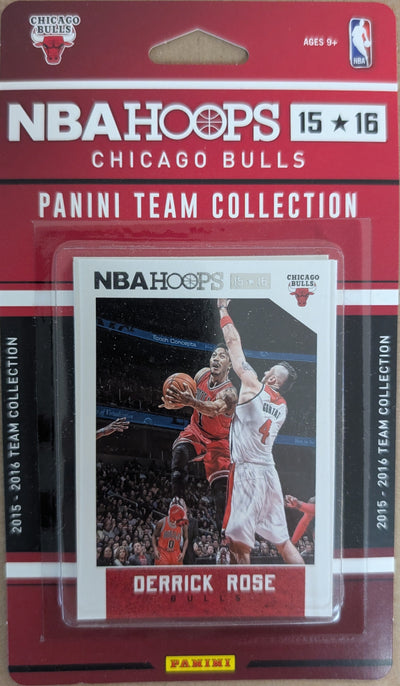 2015-16 NBA Hoops Factory Sealed Team Set Chicago Bulls Derrick Rose Jimmy Butler Joakim Noah
