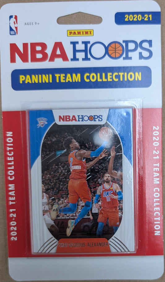 2020-21 NBA Hoops Factory Sealed Team Set OKC Thunder Shai Gilgeous-Alexander SGA