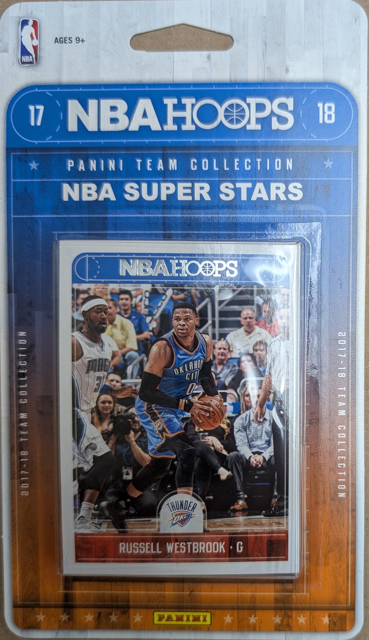 2017-18 NBA Hoops Factory Sealed Team Set OKC Thunder Russel Westbrook