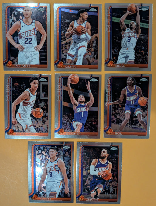 2025-2026 Topps Chrome NBA Basketball Card Veteran Pack Phoenix Suns Devin Booker
