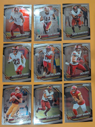 2025 Panini Prizm Team Pack Washington Commanders McLaurin Art Monk