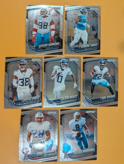 2025 Panini Prizm Team Pack Tennessee Titans Houston Oilers Ridley Simmons Manning