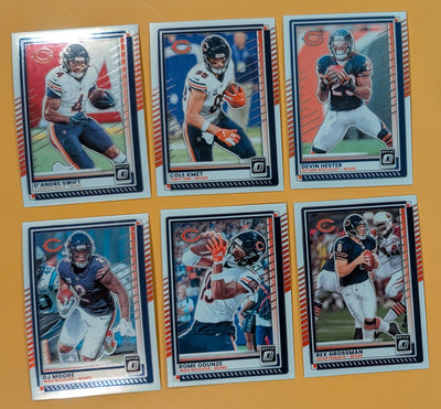 2025 Donruss Optic Team Pack Chicago Bears DJ Moore Cole Kmet Rome Odunze