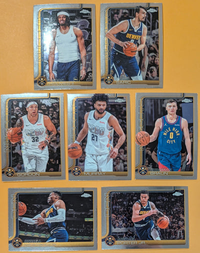 2025-2026 Topps Chrome NBA Basketball Card Veteran Pack Denver Nuggets Murray Braun