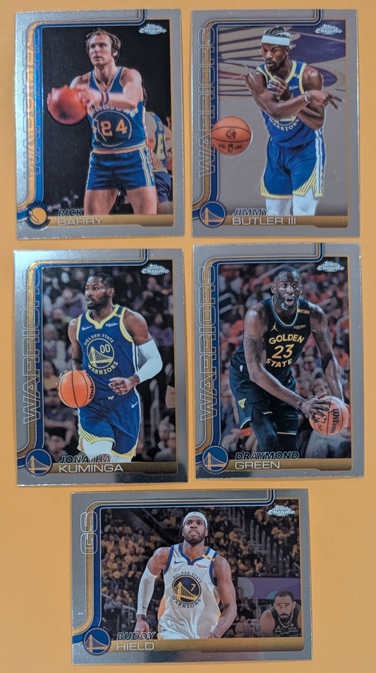 2025-2026 Topps Chrome NBA Basketball Card Veteran Pack Golden State Warriors Draymond Green