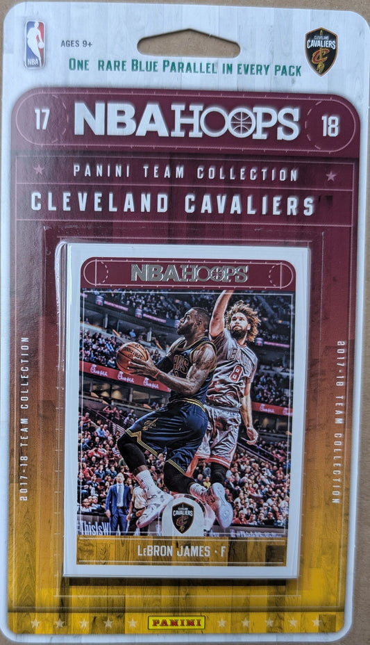 2017-18 NBA Hoops Factory Sealed Team Set Cleveland Cavaliers LeBron James