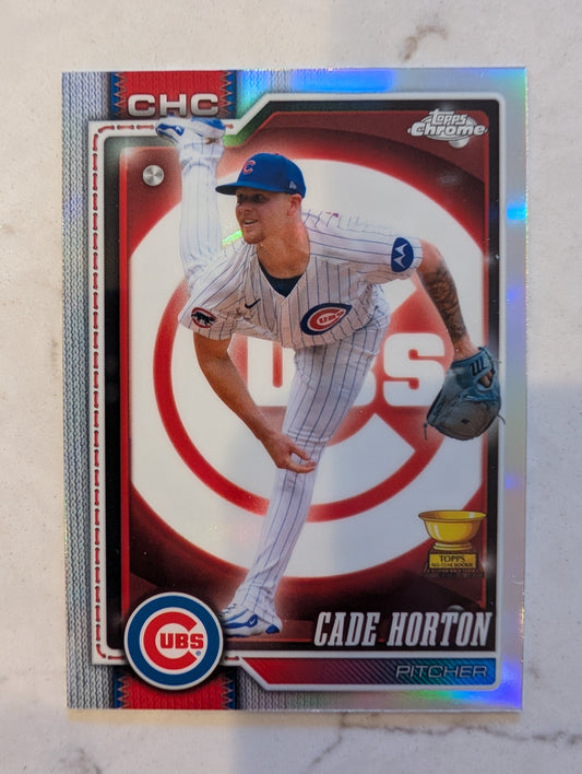 2026 Topps Chrome Cade Horton Lightboard Logo Variation #121