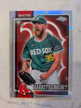2026 Topps Chrome Garrett Crochet Lightboard Logo Variation #300