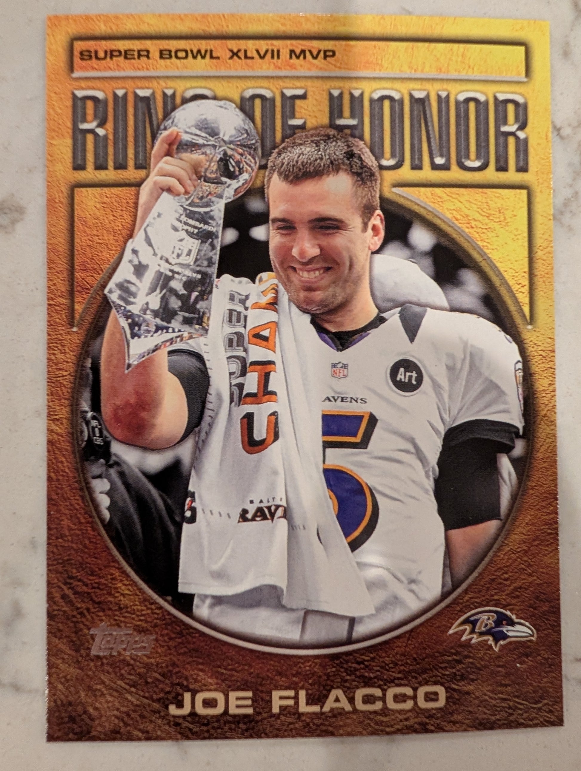 Joe Flacco ROH-2 2026 Topps Football Ring of Honor