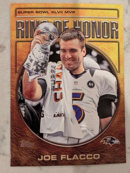 Joe Flacco ROH-2 2026 Topps Football Ring of Honor
