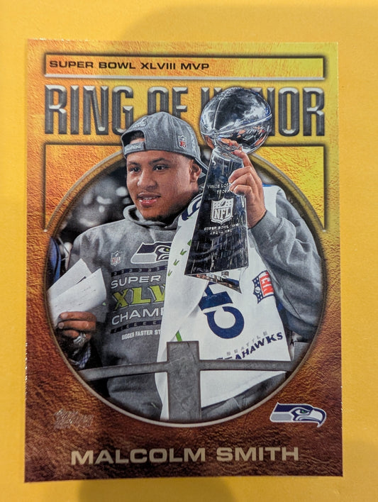 2026 Topps Football Malcolm Smith Ring of Honor #ROH-3