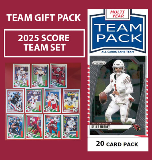 2024 SCORE NFL Arizona Cardinals Team Set Gift Pack + 2023 Donruss  305 Marvin Harrison Kyler Murray Kurt Warner
