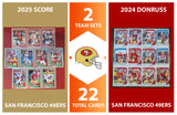 2025 SCORE NFL San Francisco 49ers Team Set Brock Purdy CMAC + 2024 Donruss Deebo
