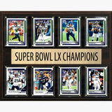 Super Bowl Champion Trading Card Plaques (Card Can Be Replaced)