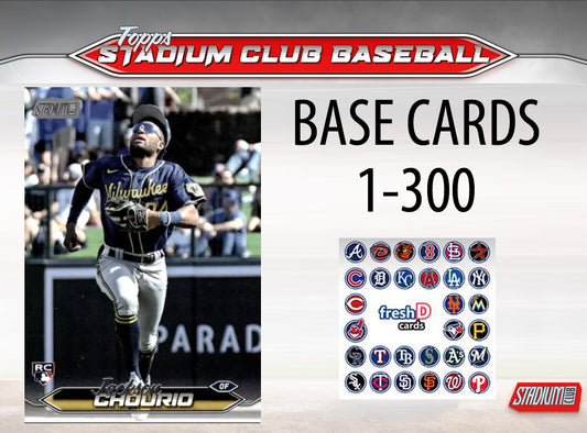 2024 Topps Stadium Club BASE Team Set (7) Toronto Blue Jays Guerrero Springer Bichette