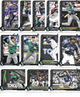 2025 Topps Series 1 Baseball Team Set 12 Cards Seattle Mariners Julio Rodriguez Woo