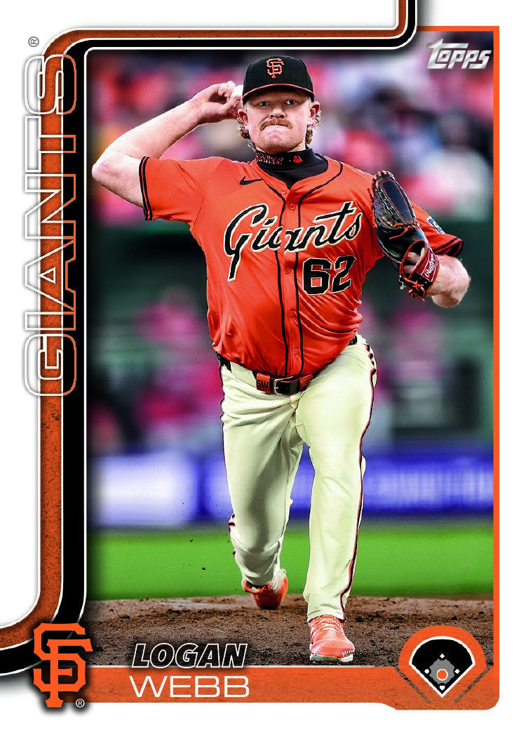 2024 Baseball Team Pack Giants 20 Card Pack Buster Posey + 2025 Topps Series 1 Team Set Jung Hoo Lee Luciano