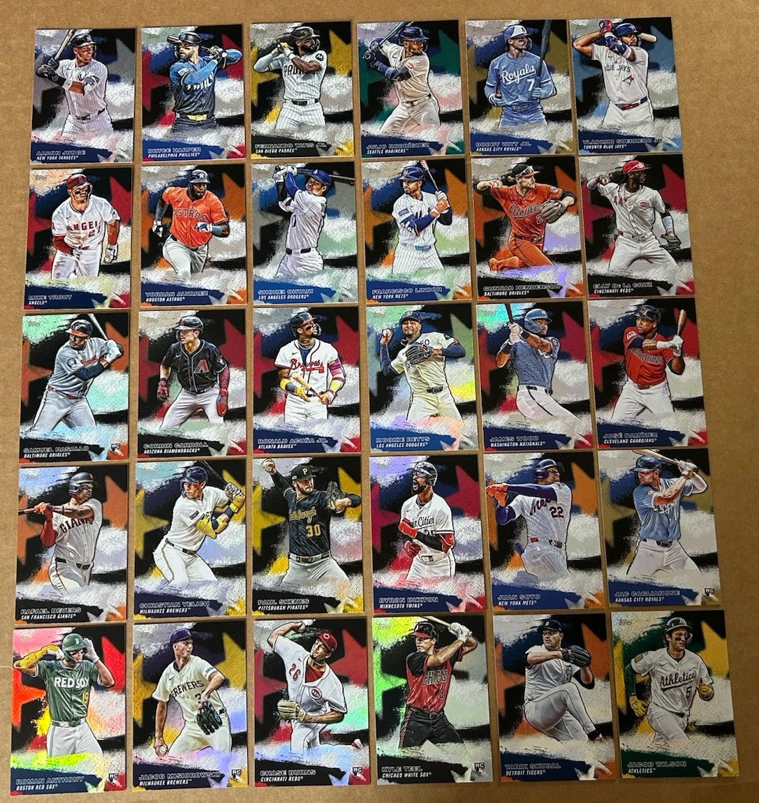 2026 Topps Series 1 SMLB 30 Baseball Card Insert Set with Judge Ohtani Anthony Caglianone