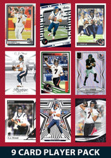 CJ Stroud 9 Card Player Pack  2024 2025 Donruss Panini Score Houston Texans