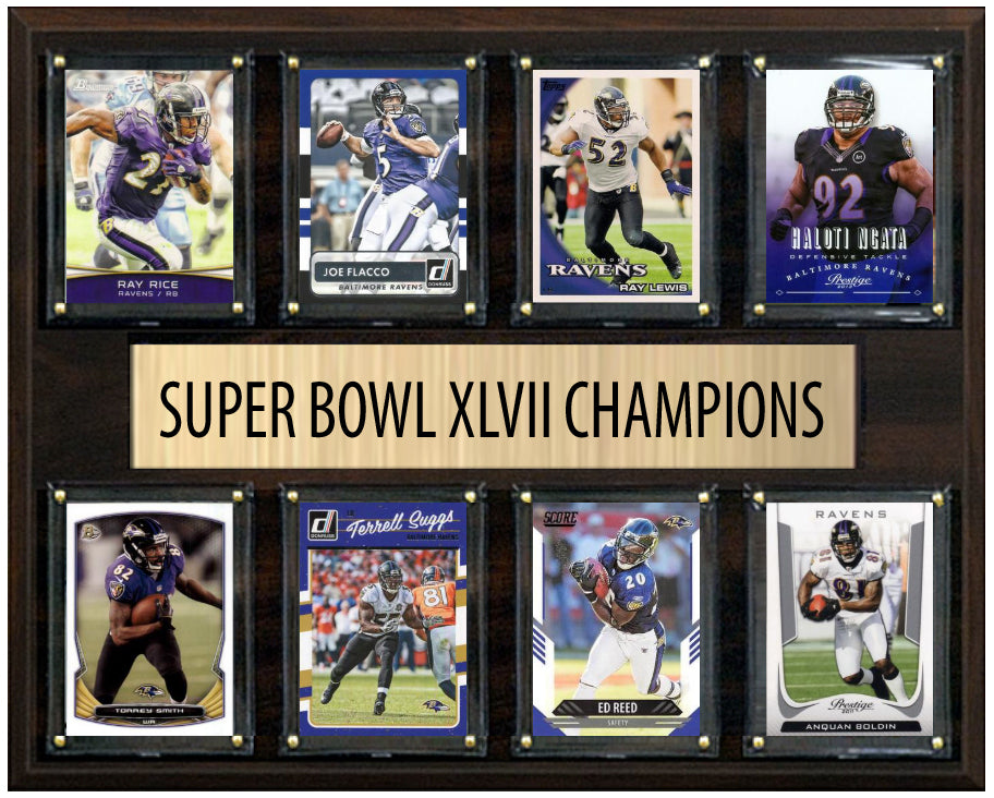 Baltimore Ravens Super Bowl XLVII 47 Champions 12