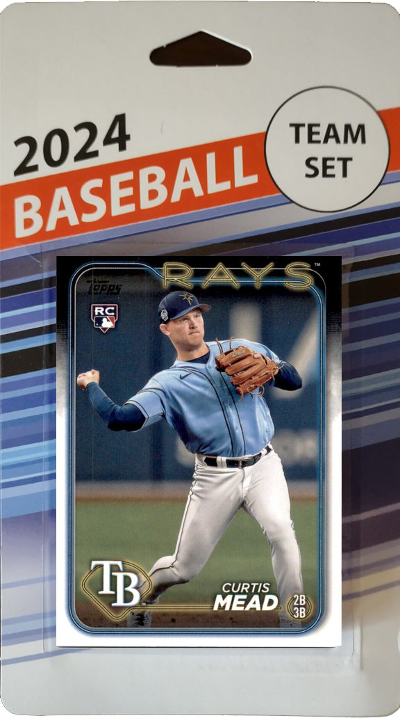 2024 Topps Series 1 Team Set Tampa Bay Rays Curtis Mead Arozarena