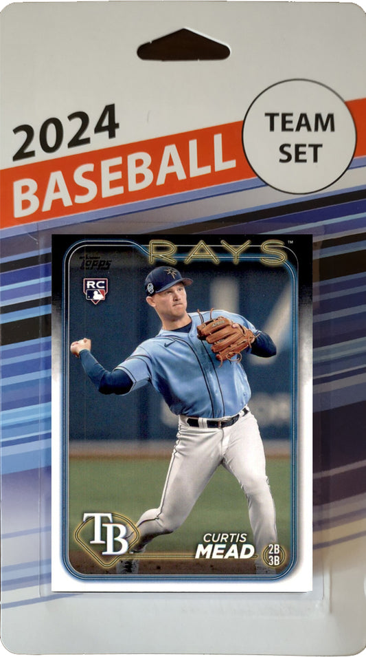2024 Topps Series 1 Team Set Tampa Bay Rays Curtis Mead Arozarena