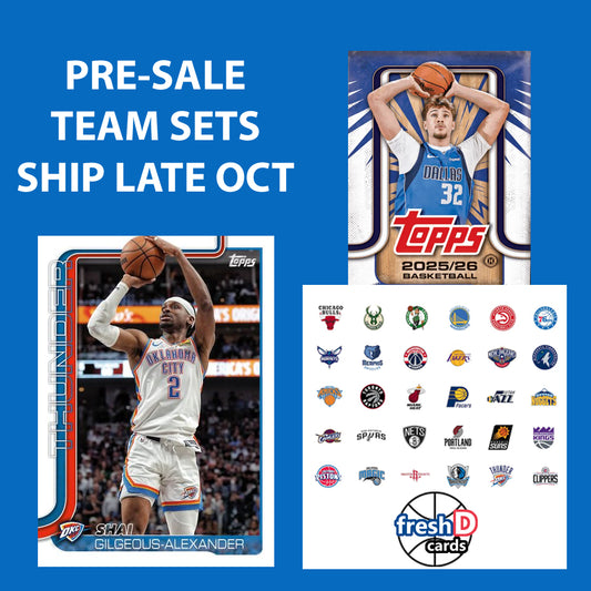 2025-26 Topps NBA Flagship Team Set Pre-Sale Philadelphia 76ers Sixers Maxey
