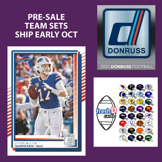 2025 Donruss NFL Team Set PRE-SALE (please read) - Detroit Lions - Jared Goff Amon-Ra