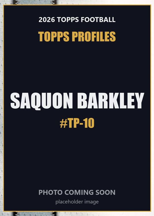2026 Topps Football Saquon Barkley Topps Profiles #TP-10