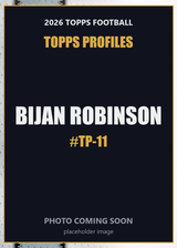 2026 Topps Football Bijan Robinson Topps Profiles #TP-11