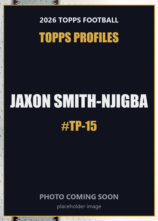 2026 Topps Football Jaxon Smith-Njigba Topps Profiles #TP-15