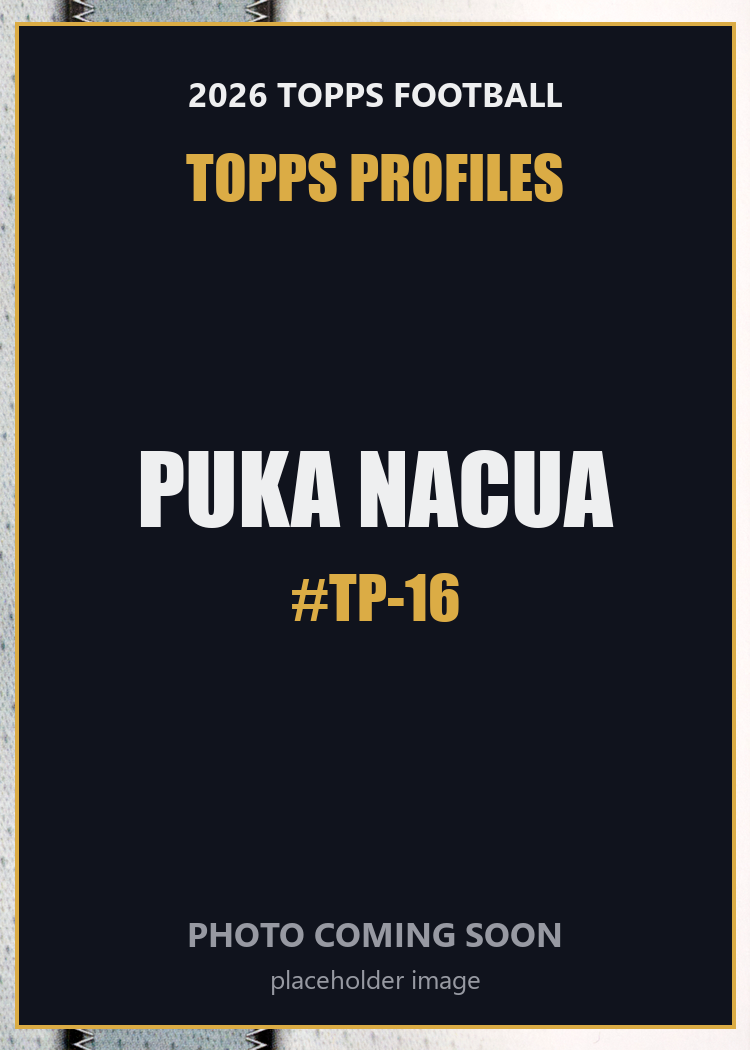 2026 Topps Football Puka Nacua Topps Profiles #TP-16