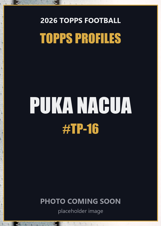 2026 Topps Football Puka Nacua Topps Profiles #TP-16