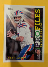 2026 Topps Football Josh Allen Topps Profiles #TP-20