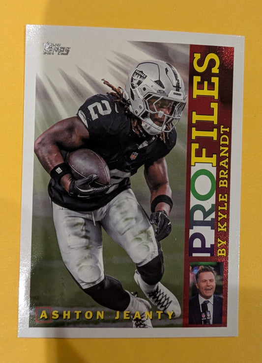 Ashton Jeanty TP-21 2026 Topps Football
