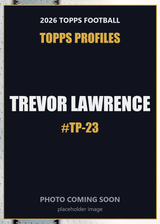 2026 Topps Football Trevor Lawrence Topps Profiles #TP-23