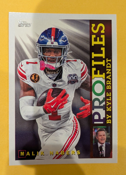 Malik Nabers TP-3 2026 Topps Football