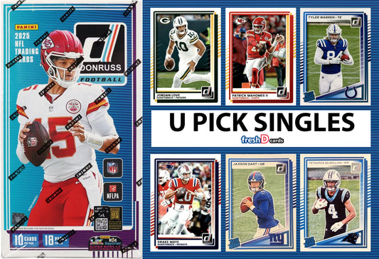 2025 Donruss U PICK - Complete Your Set - 1-100 - Mahomes Maye Josh Allen