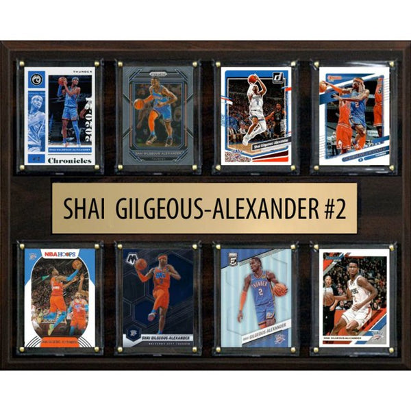 Shai Gilgeous-Alexander 8 Card plaque