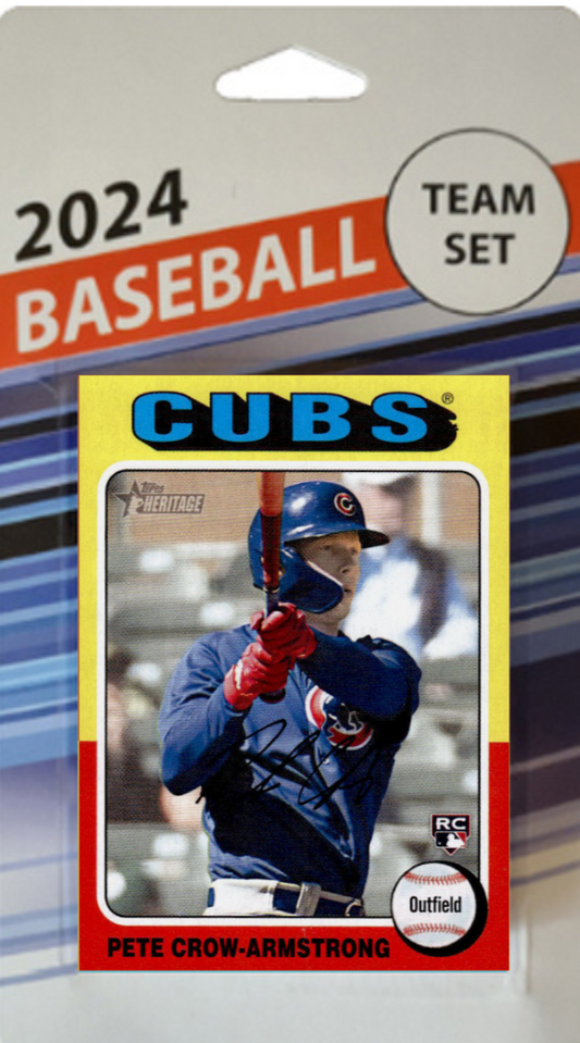 2024 Topps Heritage 1975 Team Set Chicago Cubs Suzuki Crow-Armstrong