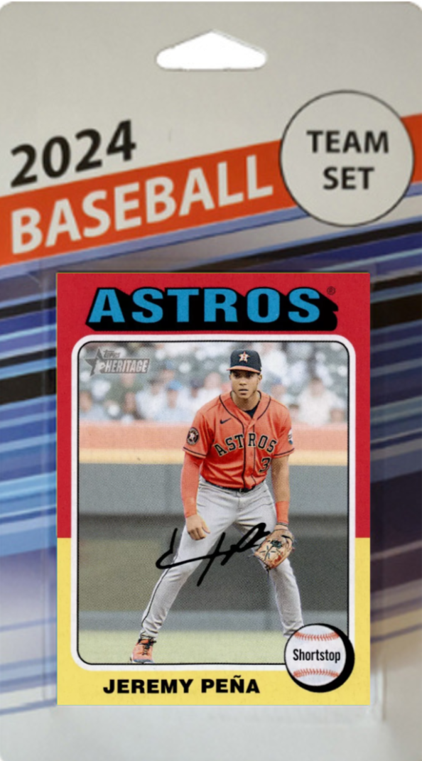 2024 Topps Heritage 1975 Team Set Houston Astros Yordan Alvarez