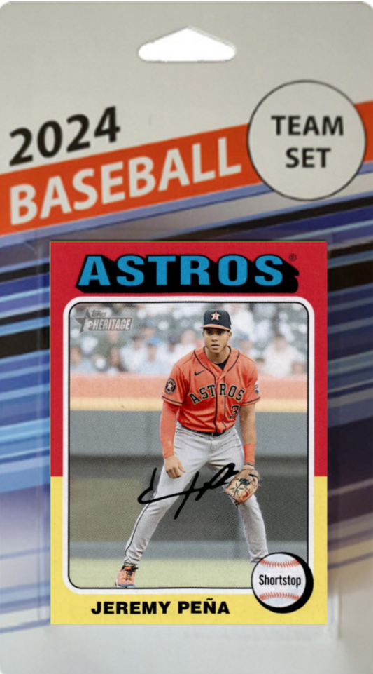 2024 Topps Heritage 1975 Team Set Houston Astros Yordan Alvarez
