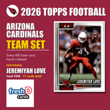 2026 Topps Football Arizona Cardinals Team Set - Complete Hand-Collated Card Set