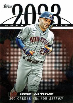 2024 Topps Series 1 2023 Greatest Hits Jose Altuve #23GH-10
