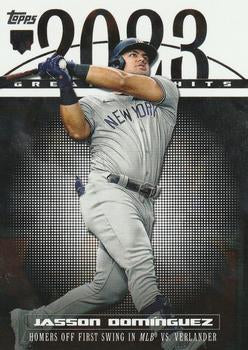 2024 Topps Series 1 2023 Greatest Hits Jasson Domínguez #23GH-26