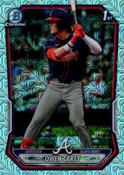 2026 Bowman Chrome Prospects Mega Box Mojo Refractor Owen Carey #BCP-69
