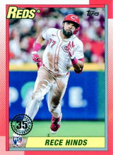 2025 Topps Series 1 1990 Topps Baseball Rece Hinds #T90-56