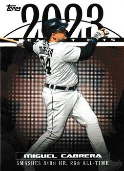 2024 Topps Series 1 2023 Greatest Hits Miguel Cabrera #23GH-24