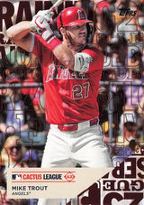 2025 Topps Series 1 Training Grounds Mike Trout #TG-8