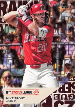 2025 Topps Series 1 Training Grounds Mike Trout #TG-8